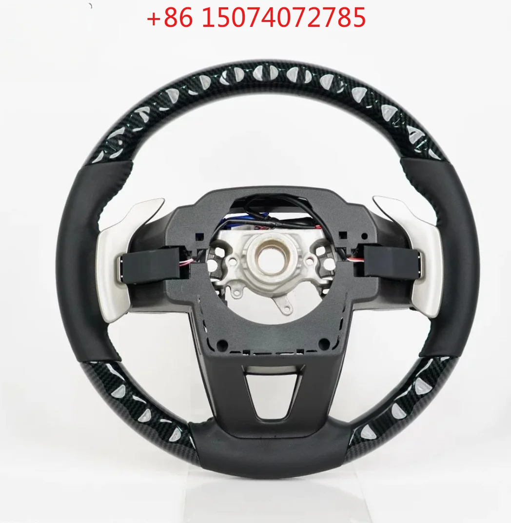 LX600 Style Hydro Dipped Carbon Fiber Steering Wheel Custom Upgrade For Lexus ES350 ES300h GS300 LS460 Interior Mod Parts