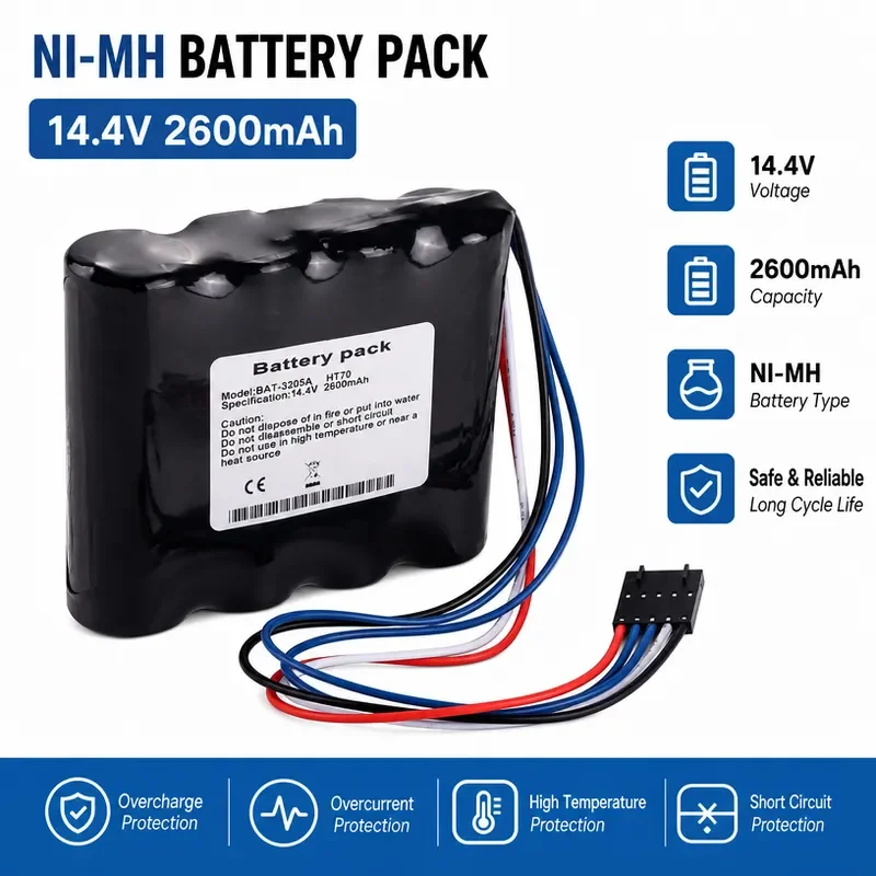 For Newport BAT3205A HT70 Battery Replacement High Capacity Rechargeable Power Cell Compatible with Newport Instruments Test