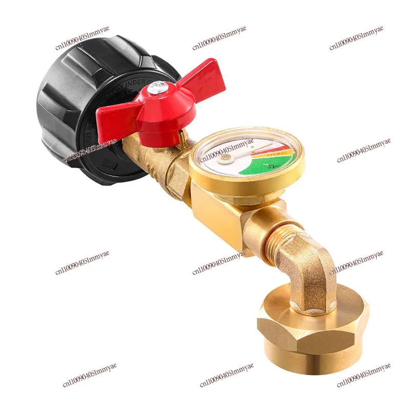 

Adapter 1lb to 20lb QCC1 Filling Elbow Adapter with Pressure Gauge and Switch Control