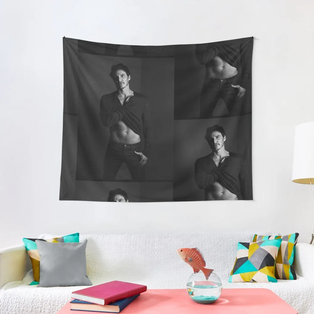 

Pedro Pascal - BW I Tapestry Cute Room Decor Bedrooms Decor Kawaii Room Decor Tapestry