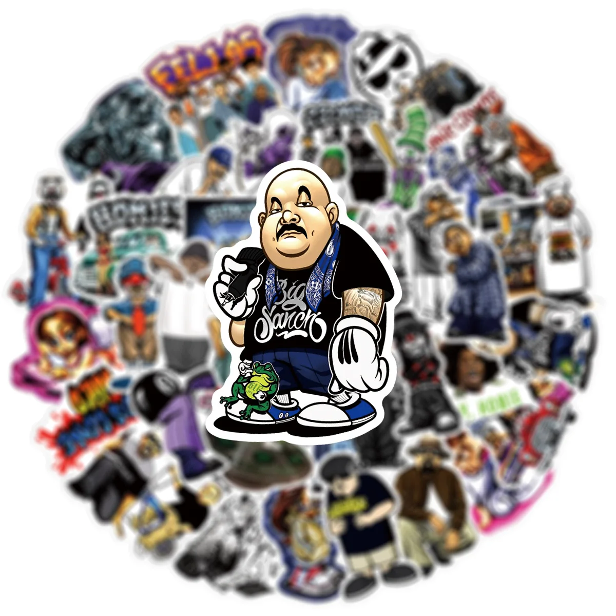 10/50 Uds. Pegatinas de Homies, pegatinas de graffiti para equipaje DIY, portátil, monopatín, motocicleta, bicicleta, pegatina 2022