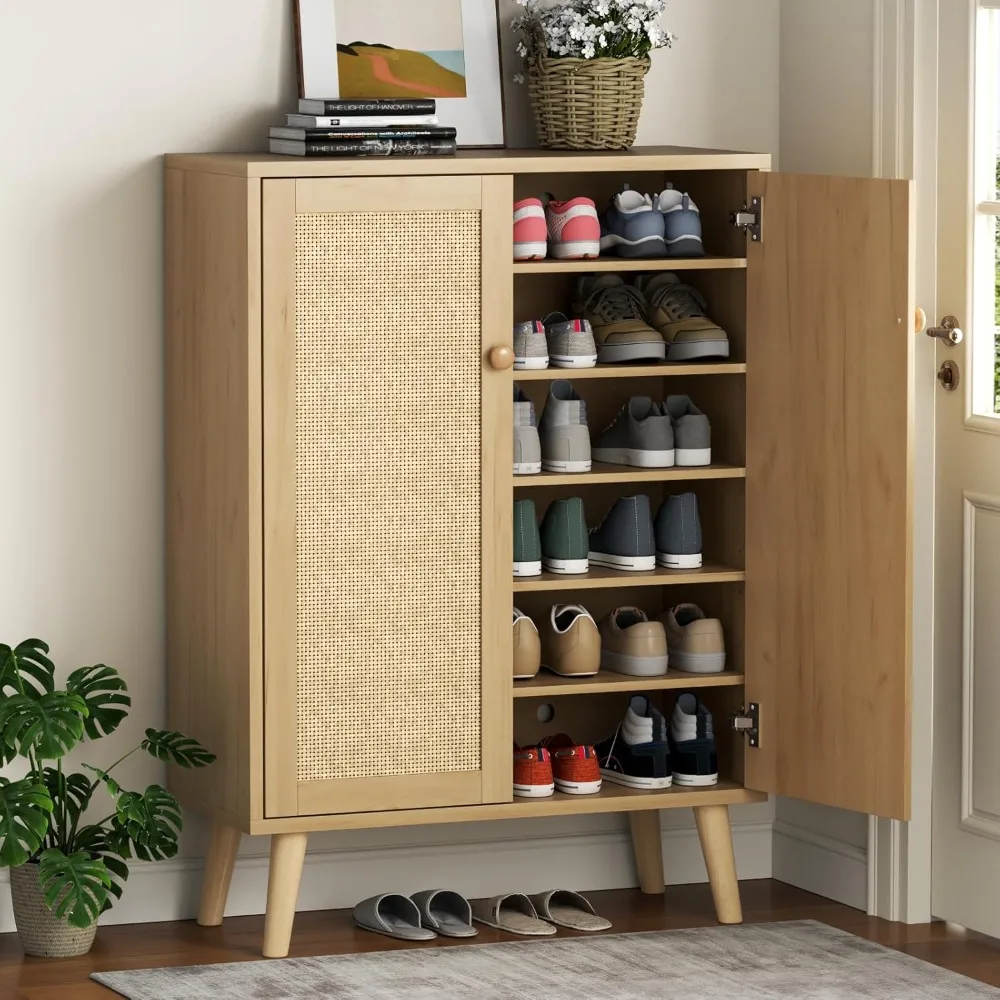 Rattan Shoe Cabinet… - image