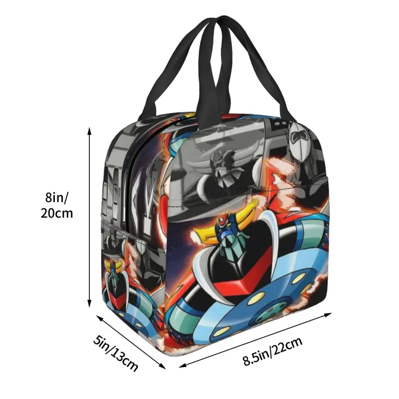 カスタム Goldrake Goldorak G-Grendizers Z 断熱ランチバッグ UFO ロボットポータブルサーマルクーラー食品弁当箱学校