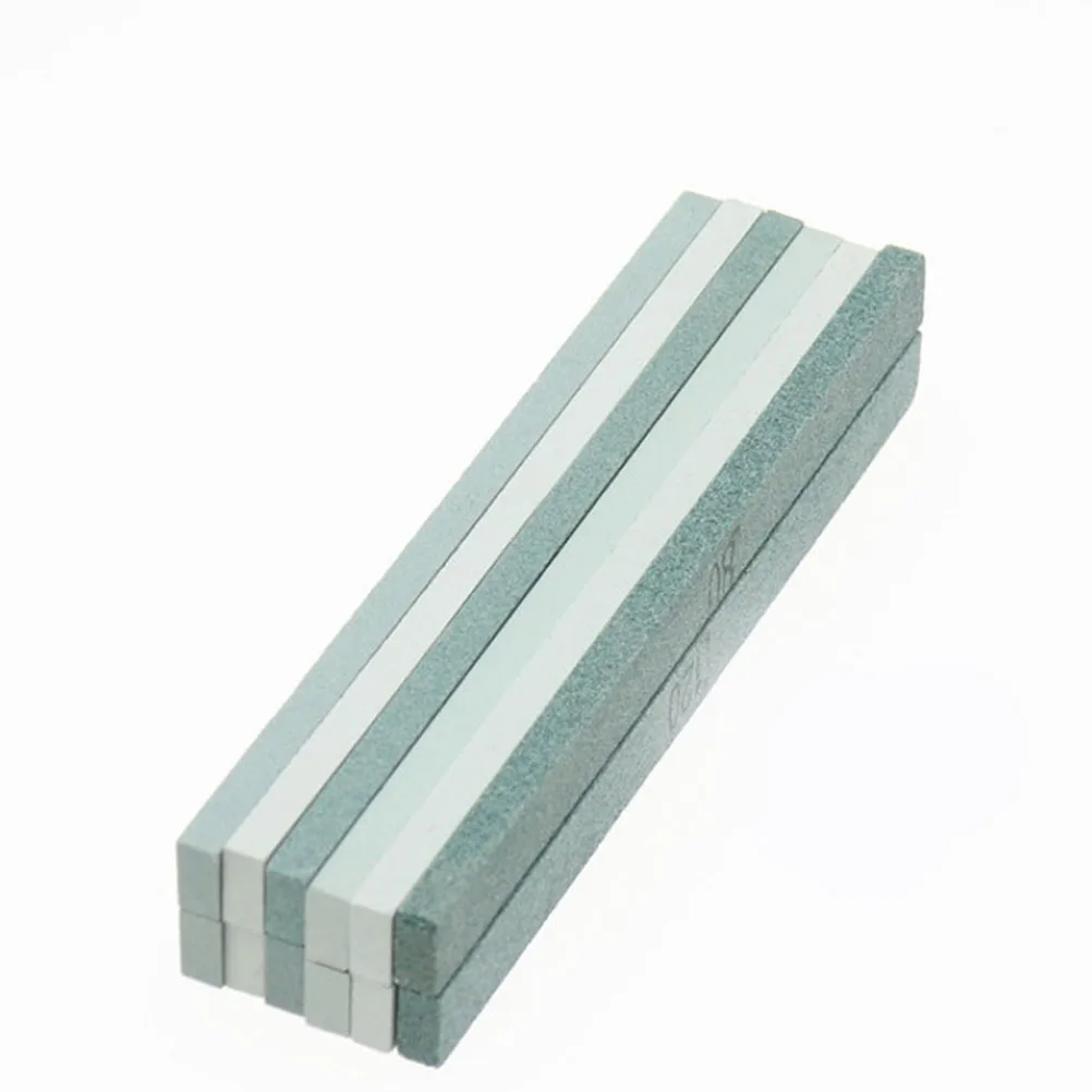 

12 Pcs Polishing Stone High Quality Durable Safe Sharpening Great Tool Grinding Jade Agate Kitchen Outdoor Carborundum Bowlder