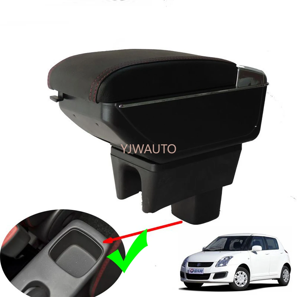 

Armrest For Suzuki Swift Center Console Box Car Arm Rest Ashtray Storage Box with CUP Holder