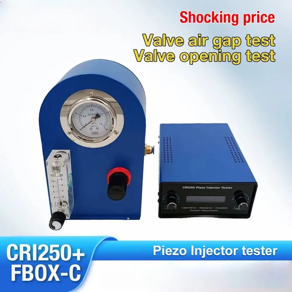 

CRI250 Тестер форсунок Common Rail Дизель Pizeo AHE Динамический подъемный ход Инструмент для измерения расхода воздушного зазора для Siemens VDO