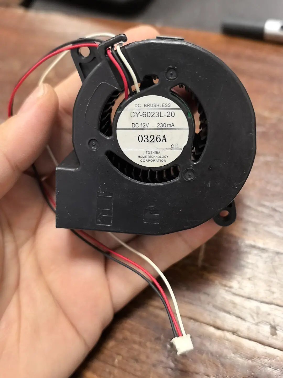 

Original CY-6023L-20 12V 0.23A three wire turbo cooling fan
