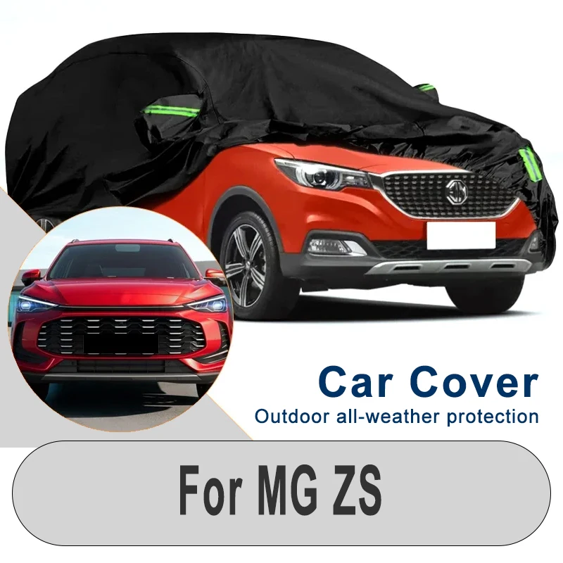 

Для MG ZS автомобильный чехол - зимняя и летняя защита на открытом воздухе, снегозащитный пылезащитный водонепроницаемый солнцезащитный автомобильный щиток