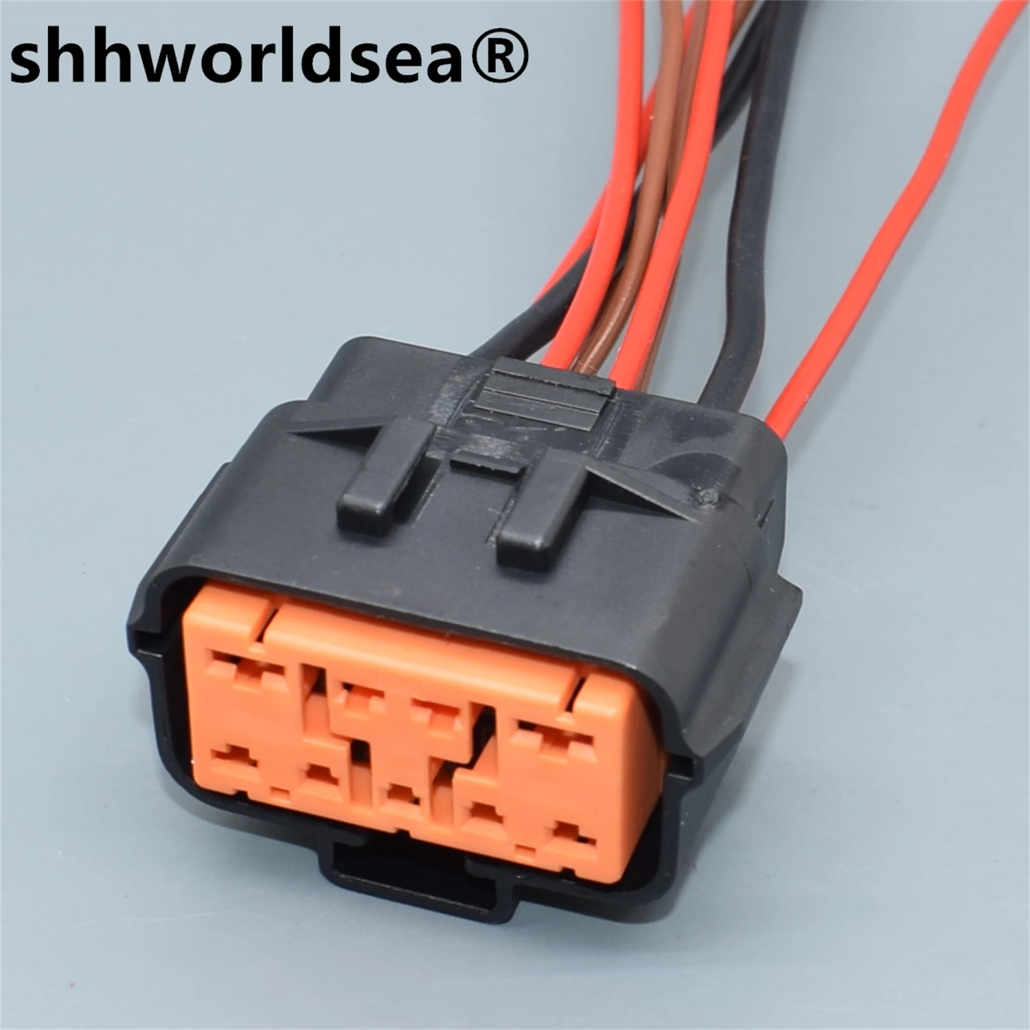 shhworldsea 2.2mm 2.8mm Female 9Pin Auto Wiring Harness  Plug Plastic Wire Harness Sealed Connector 6195-0238