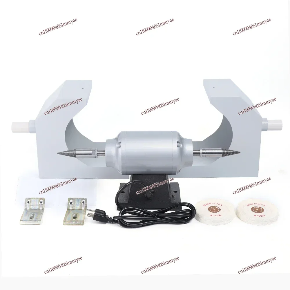 

Polisher 110V Double Top Electric Polishing Machine Laboratory Lathe Buffing Grinder for Jewelry