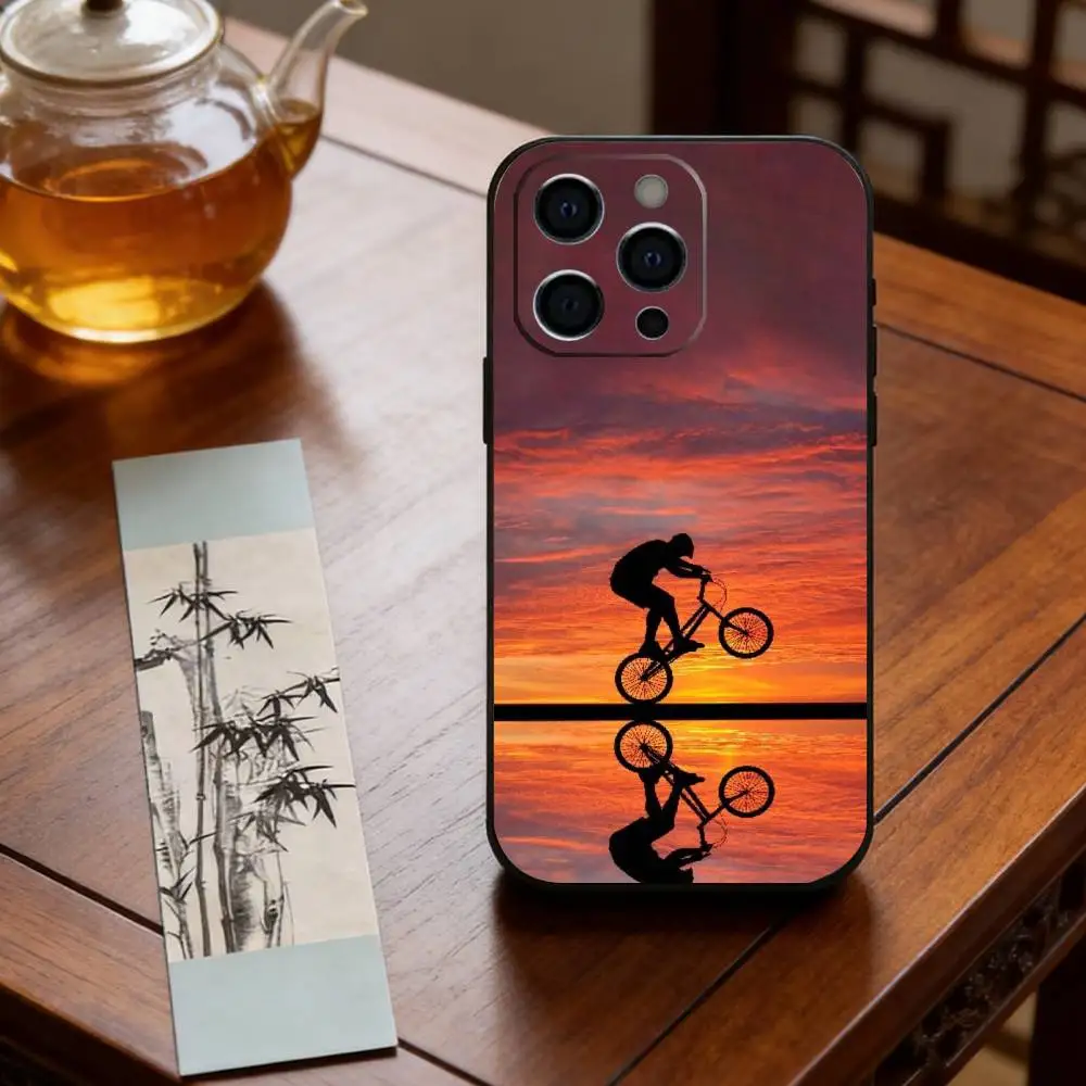 B-Bike A-Art Phone Case Silicone Soft For IPhone 17 16 15 14 13 12 11 X XR Plus Pro Max Plus