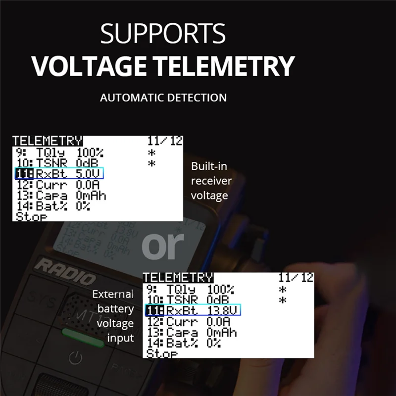 ABJL-สําหรับ Radiomaster Er5ci 5CH RX ตัวรับสัญญาณ 2.4 Ghz ELRS ตัวรับสัญญาณ PWM เสาอากาศในตัวสําหรับ RC FPV รถเรือรถบรรทุก