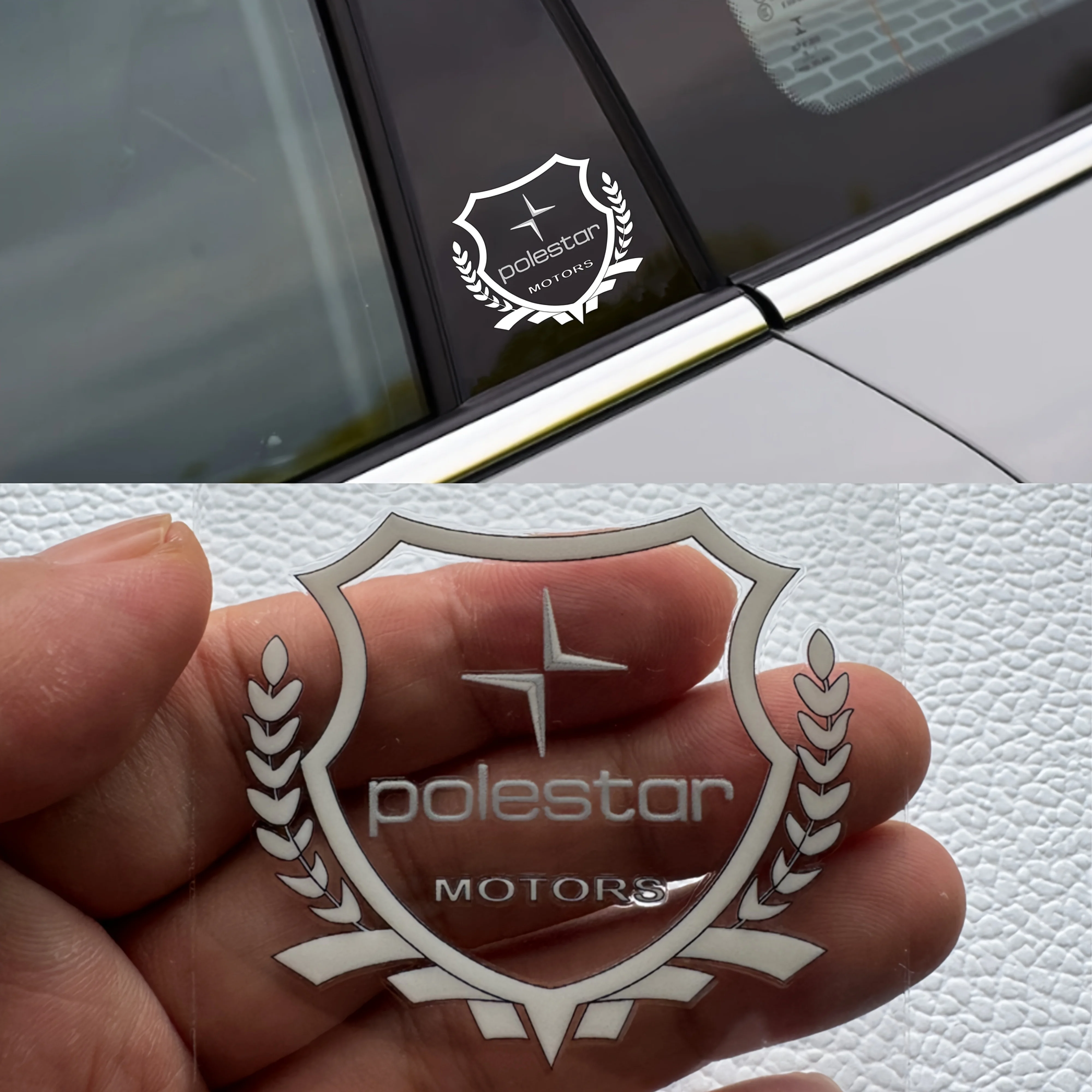 

Décalcomanies pour Véhicules Polestar Accessoires, Décors Extérieurs Autocollants Voiture Badge Émbleme