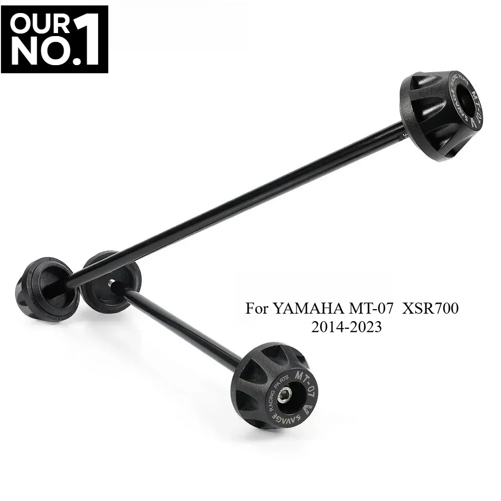 

Front Rear Axle Fork Slider Protector For YAMAHA MT-07 FZ07 TRACER 700 7GT XSR700 2014-2023 Motorcycle Wheel Protection