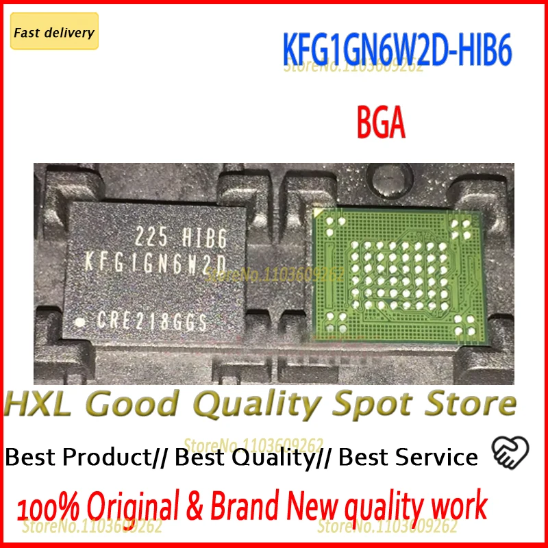 

10PCS /lot KFG1GN6W2D-HIB6 KFG1GN6W2D HIB6 KFG1GN6W2D KFG1GN6 BGA