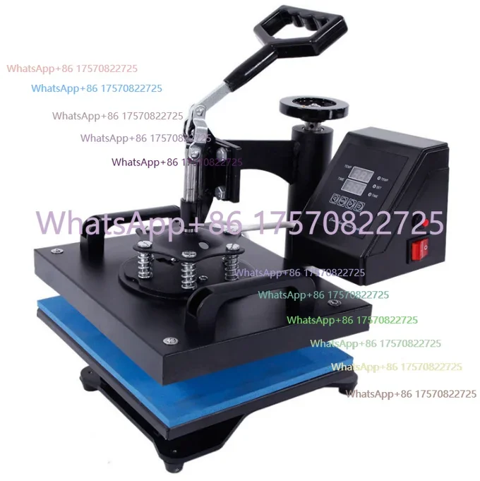 23*30CM Heat Transfer Machine High Pressure Shaking Head  Flat Small Ironing Drilling Print T-shirt Heat Press Machines