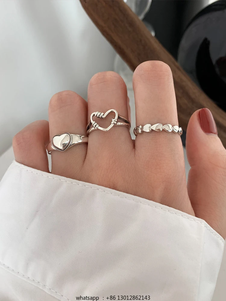 

Открытое кольцо в стиле ретро, женское легкое роскошное нишевое кольцо высокого класса