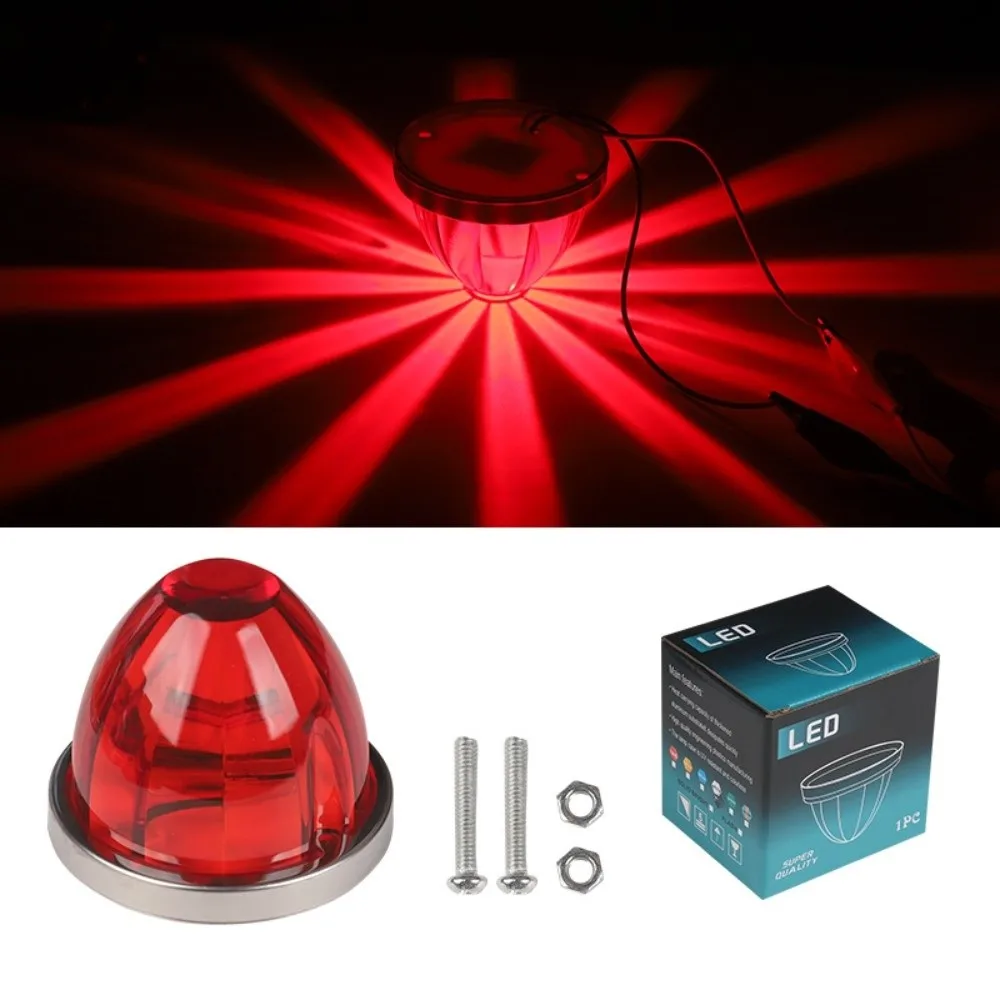 

Universal 12V 24V LED Marker Light Side Marker Watermelon Shape Vehicle Turn Signal Lamp Indicators Warning Light Trailers