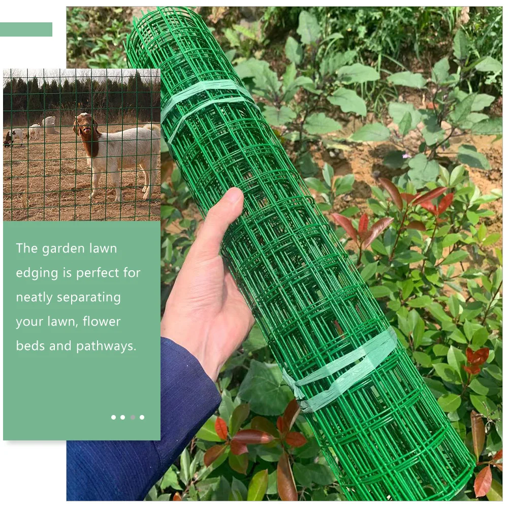 Wire Garden Fence Safety Protective Net For Lawn Patio Balcony Barrier Mesh Protection Plant Poultry Breeding Chicken Rabbit Dog