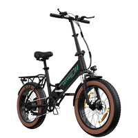 HITWAY BK20 Electric Bike 250W Motor 48V10.4AH Lithium Battery Adult City Electric Bicycle 20''FatTire Commuter Foldable E-bike