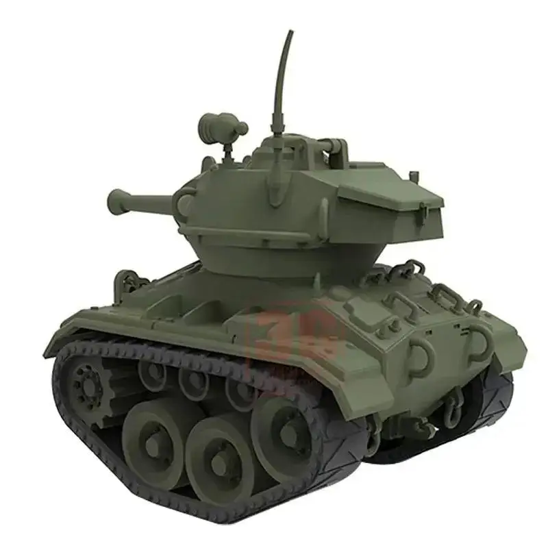 MENG MODELO WWT-018 Q versão EUA LIGHT TANK M24 Kit de modelo de CHAFFEE