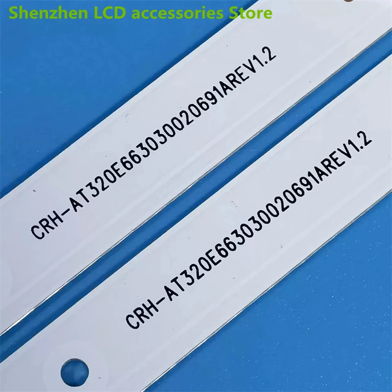 

Для PPTV PTV-32V4A Светодиодная лента CRH-AT320E663030020691AREV1.2 TV Strip светильник LCD TV Backlight Bar 100% NEW 6LED 3V 560MM