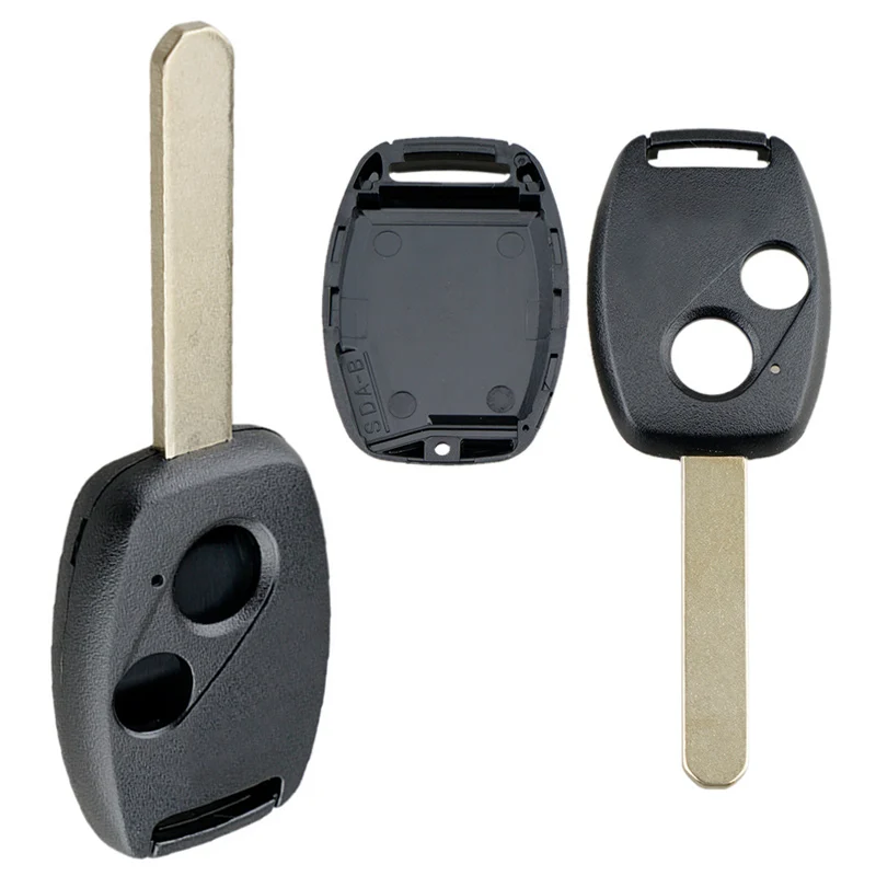 

2Buttons Black Car Key Case Car Remote Key Shell Fob Replacment Fit for Honda