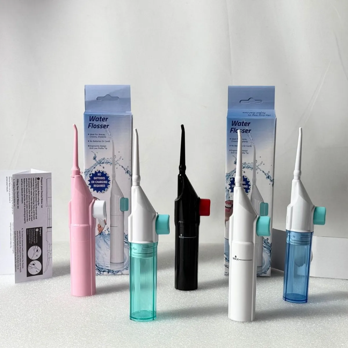 2026 NEW Toothpick Style Portable Manual Water Flosser High-Pressure Oral Irrigator for Deep Cleaning of Gums And Teeth Care