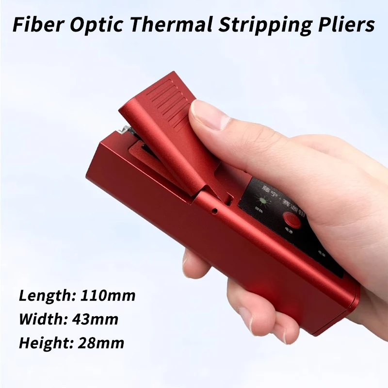 

New Fiber Thermal Stripper Pliers Heated Optical Wire Stripping Slitter Ribbon Fiber Hot Stripper Cable Fusion Tool