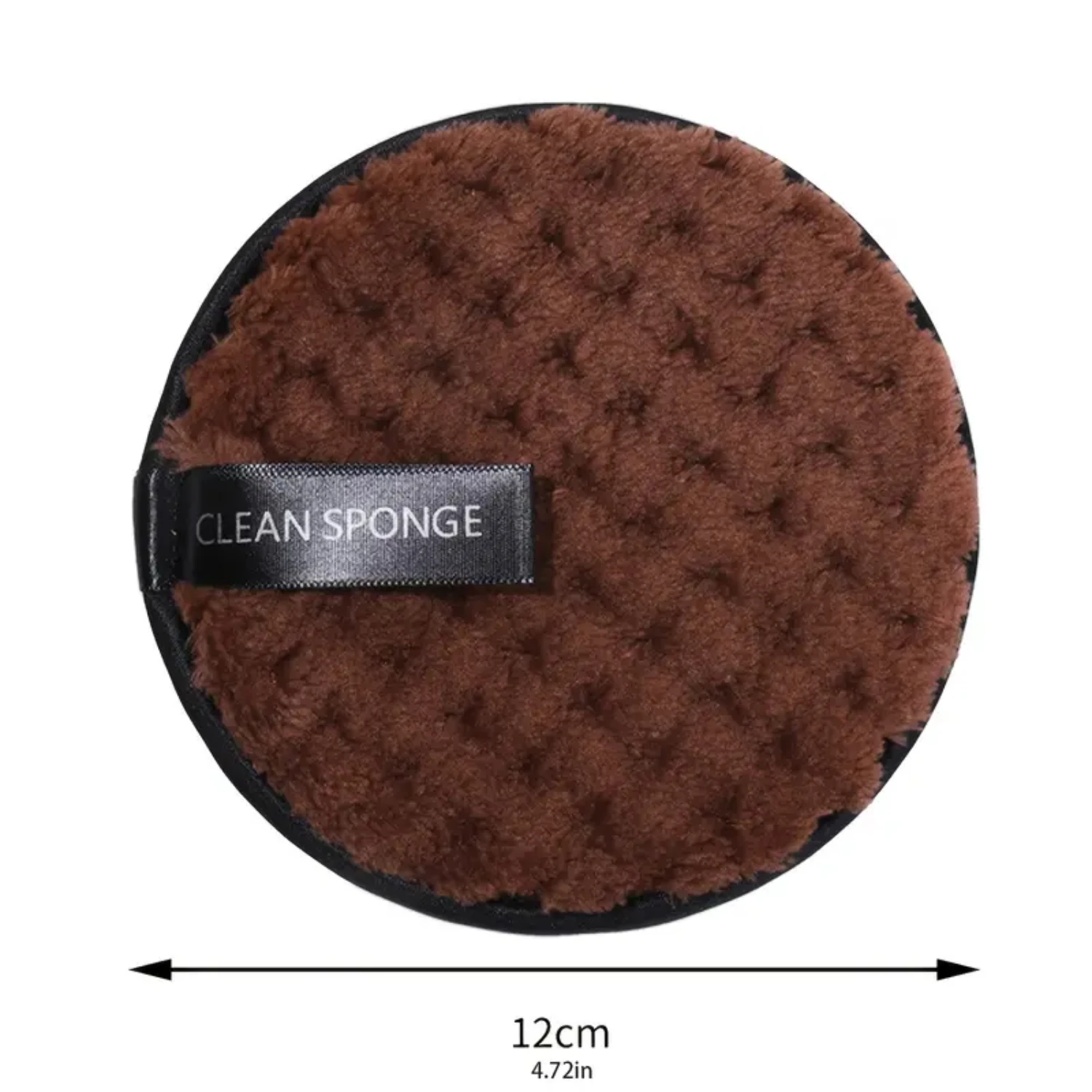 Pano de almofadas removedoras de maquiagem suave e eficaz para base líquida e creme - ferramenta de remoção de maquiagem lavável, adequado para a pele