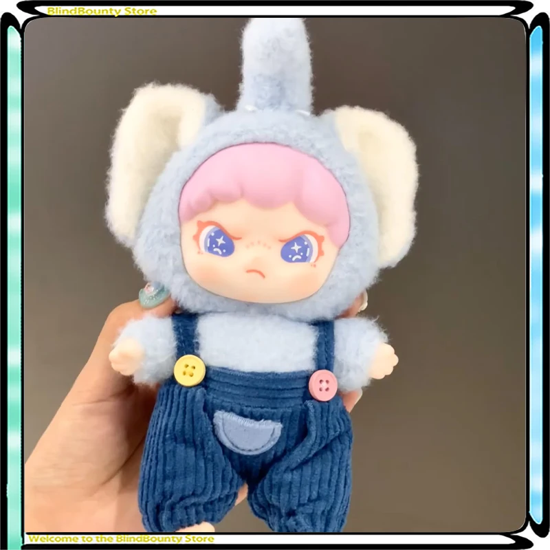 Новая оригинальная глухая коробка Dora Furry Animal Series, виниловая плюшевая загадочная коробка, кукла, подвеска, украшение для рюкзака, кукла, модель для девочек, подарки