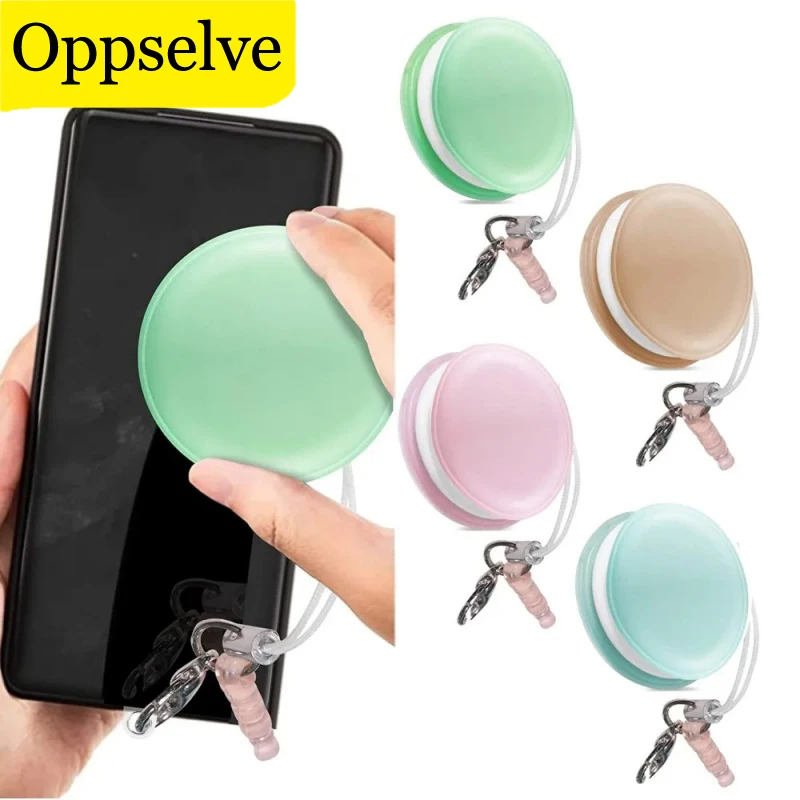 Macaron Phone Screen Wipes Mini Eyeglass Glasses Wiping Cloth Camera Lens Cleaning Tools Cute Key Chain Mobile Phone Accessories