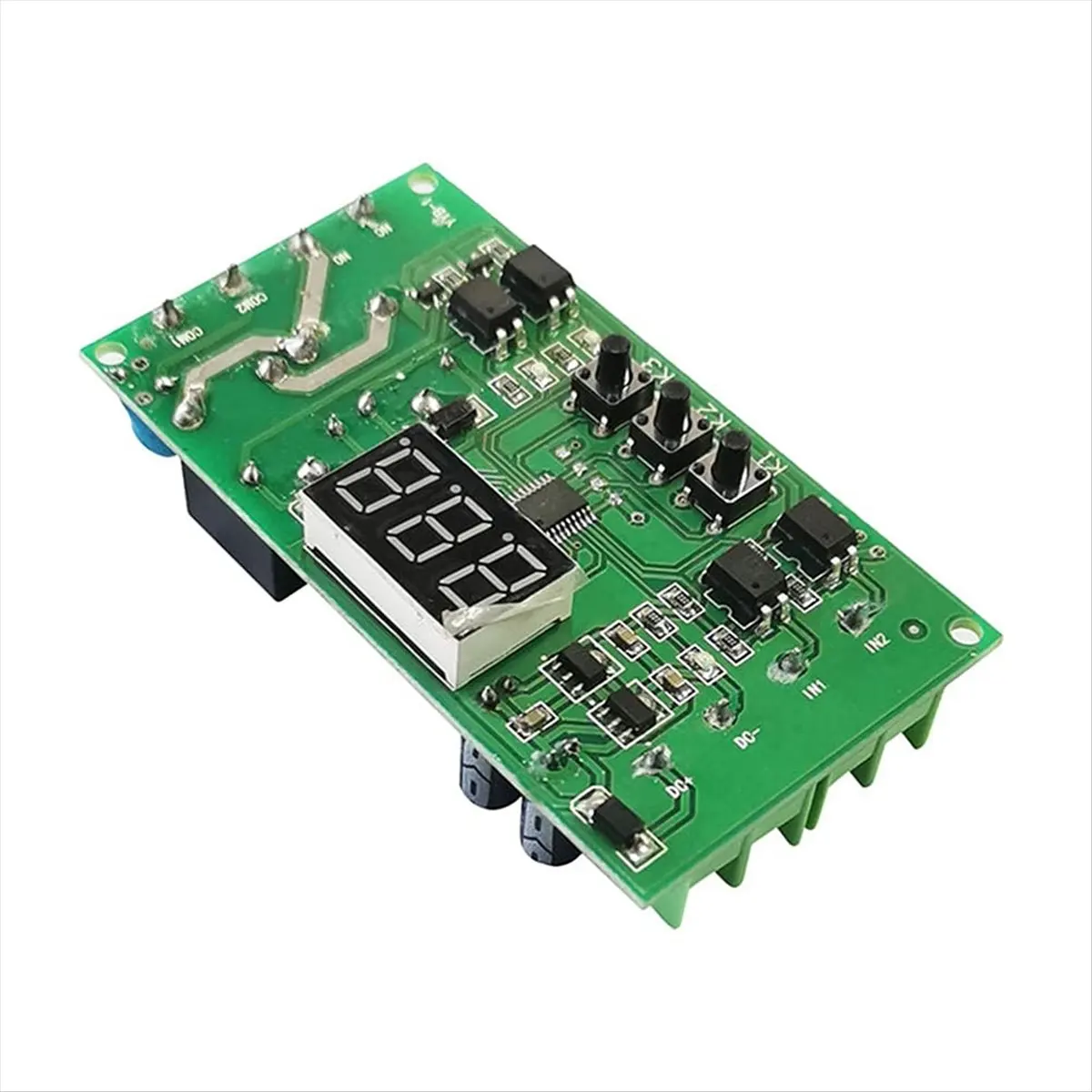 T194C★▶□☽HOT]12V DC Motor Driver Board with Forward/Reverse Control, Low-Level Trigger, Programmable Delay and Timing Relay Modu