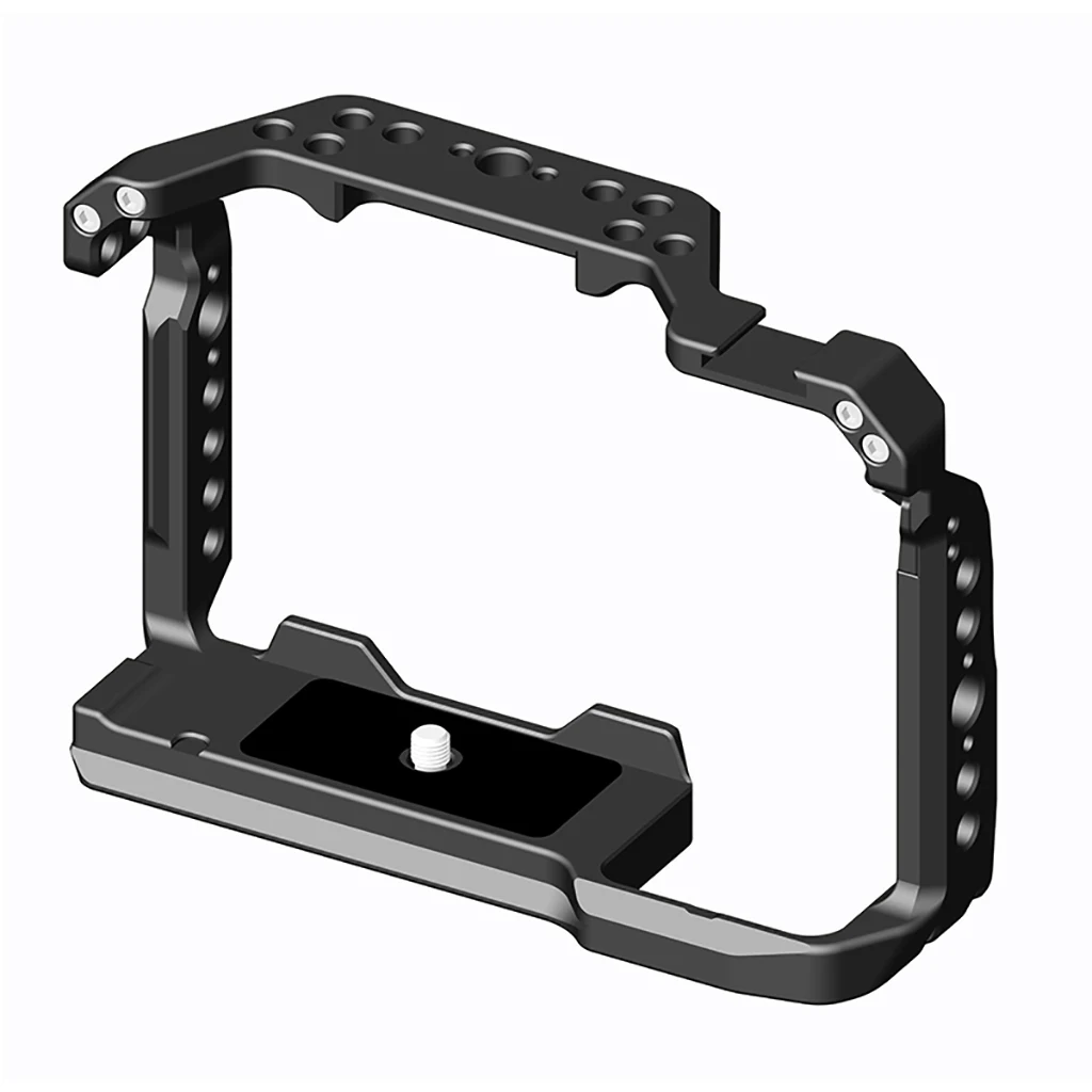 Cámara Cage Rig Video película estabilizador de fabricación de películas con soporte de zapata fría para cámara Sony A9III A1II DSLR montaje de trípode Arca-Swiss
