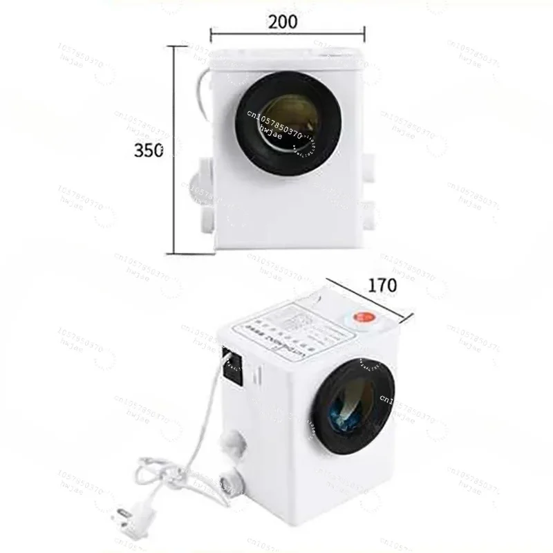 500W Household Automatic Sewage Lifting Pump Macerator Toilet Waste Water Pump for Basement Bathroom