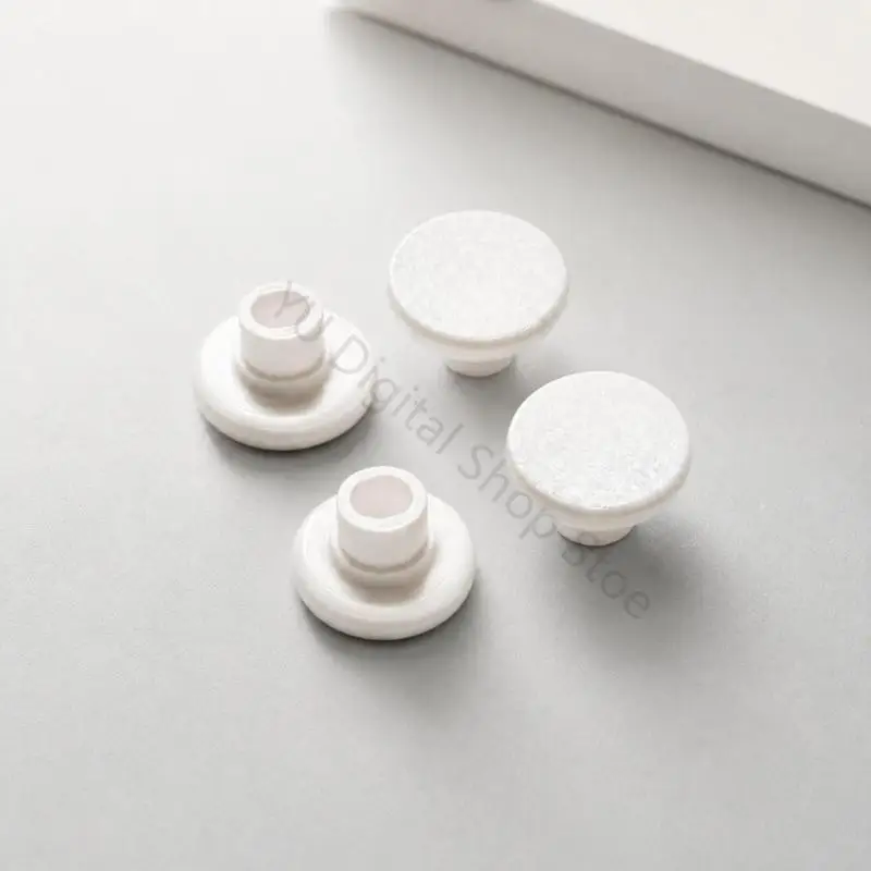 96BA Handheld-Gaming-Stick-Ersatzkappe, 4-teiliges Teileset aus Kunststoff – Detail 3