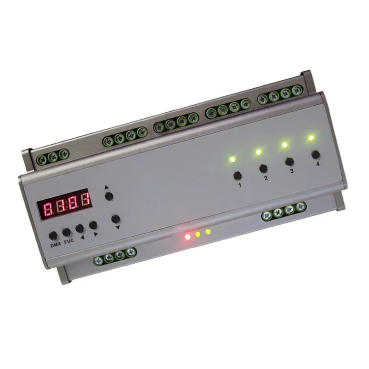 DMX512/0-10v/1-10v Network Host Rs485 Extension Hub Led Dimming Controller