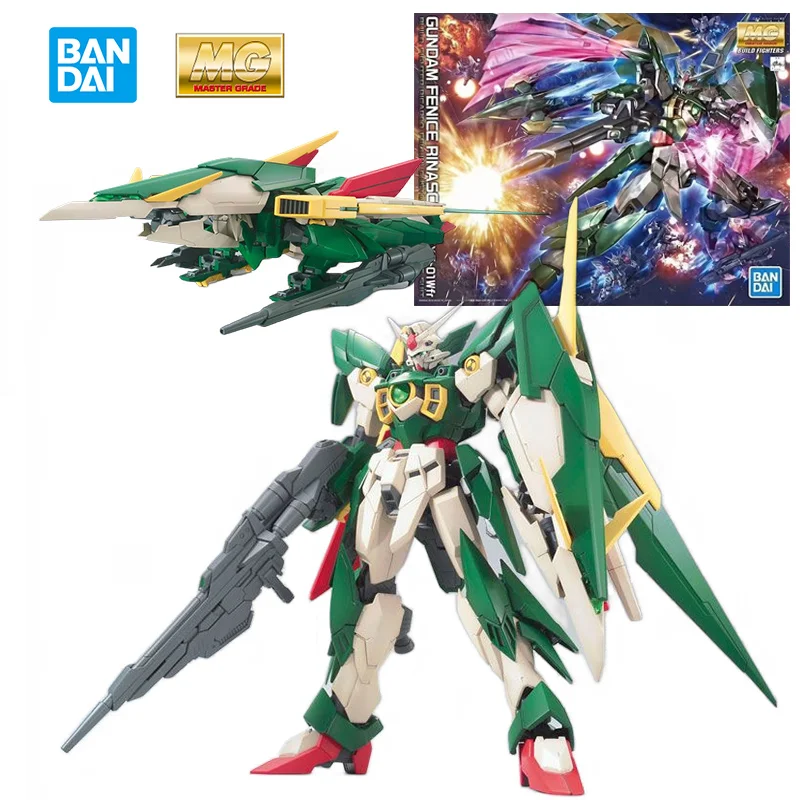 

Bandai MG 1/100 Gundam Fenice Rinascita 18Cm Gundam Build Fighters Anime Original Action Figure Model Kit Toy Gift Collection