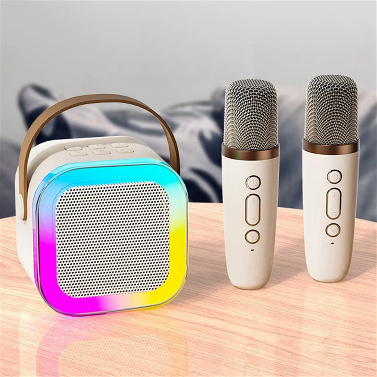 ميكروفون لاسلكي K12 الكل في واحد ، صوت بلوتوث ، الغناء المنزلي العالمي ، KTV الأسرة ، C