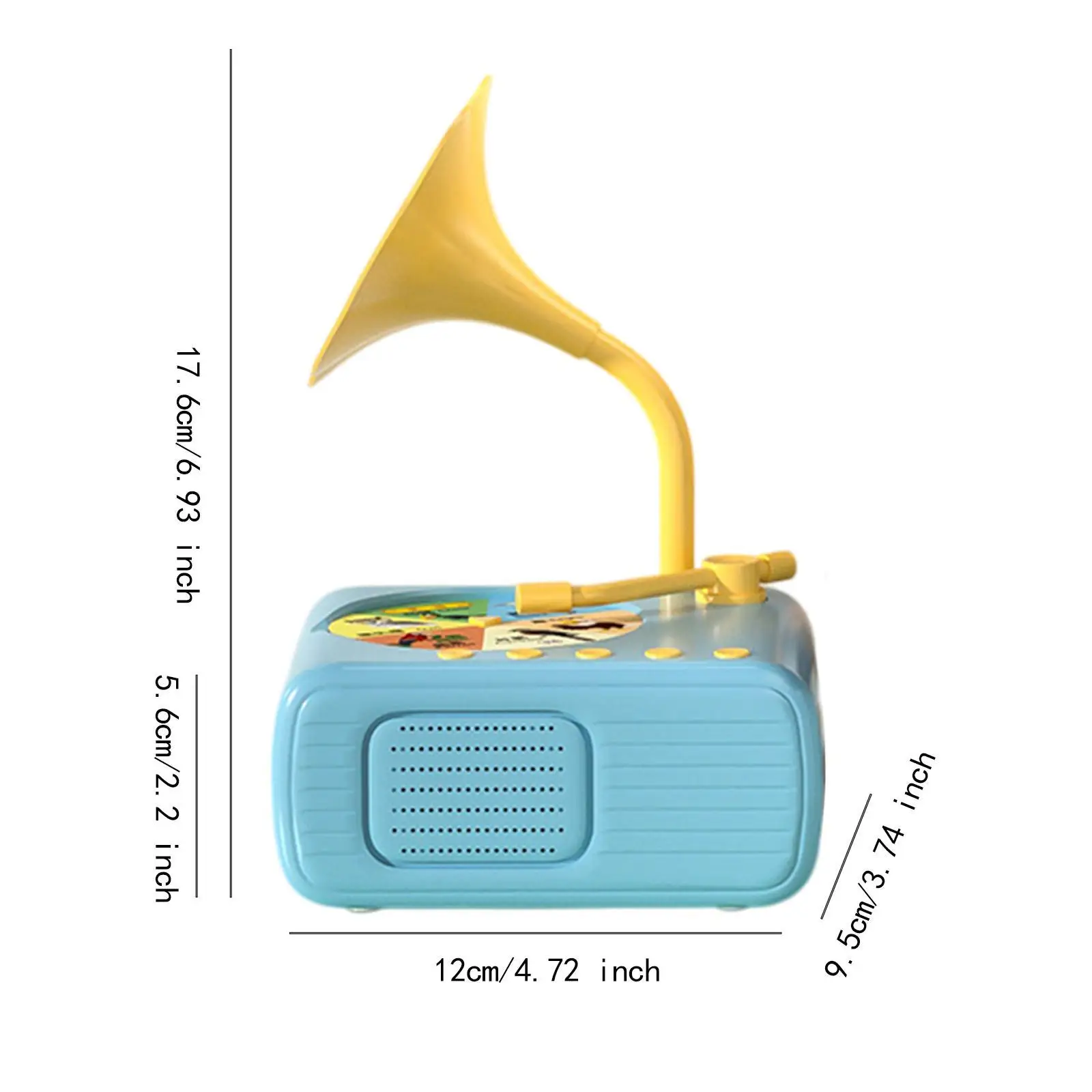 子供向けの軽量音楽プレーヤー、96枚のカードを使用した音楽多目的、クラシックで使いやすく、3〜6歳の男の子と女の子に適しています、ホリデーギフト