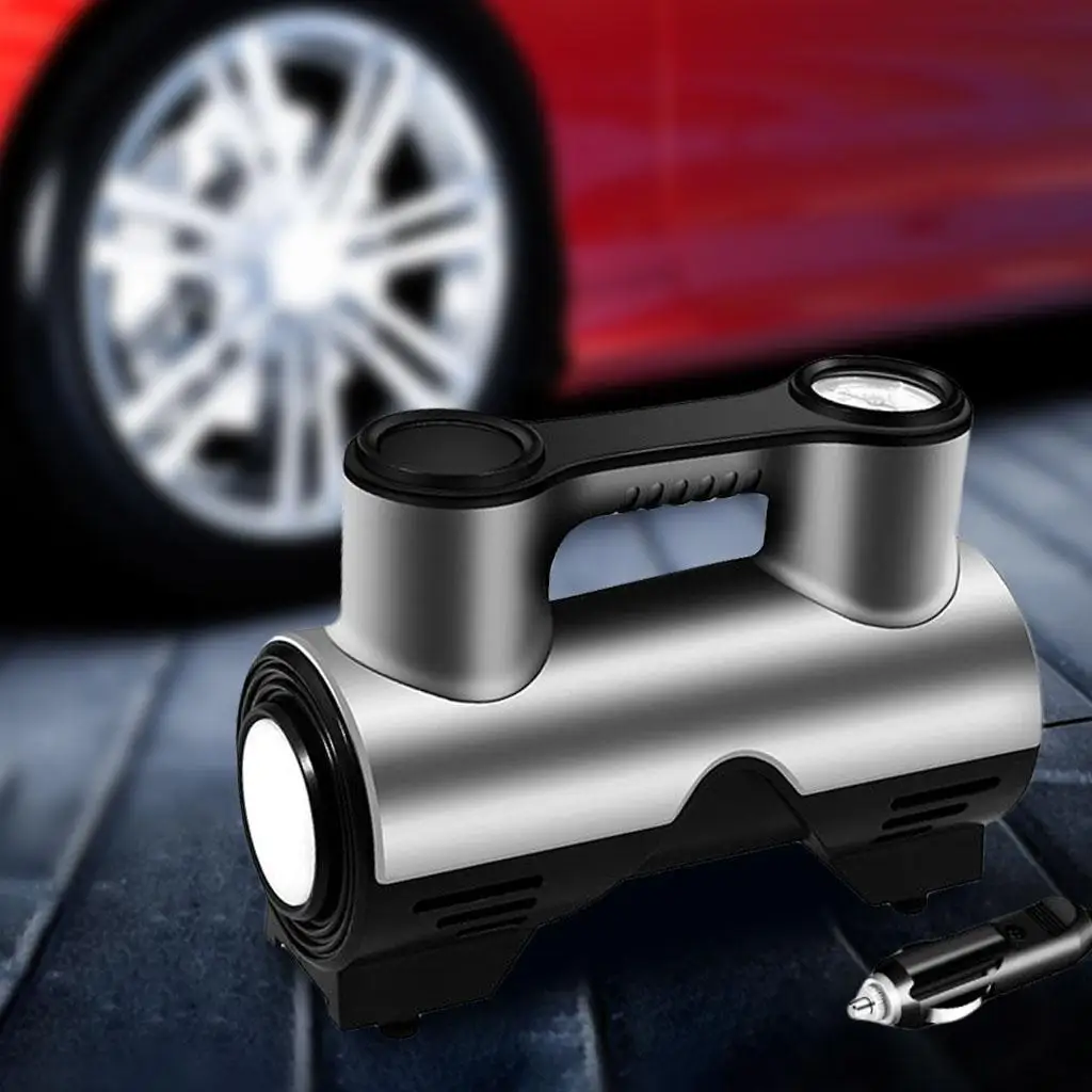 

Автомобильный насос для подкачки шин с LED-подсветкой, 12В, с дисплеем давления, компрессор для шин, подходит для надувных изделий и велосипедов