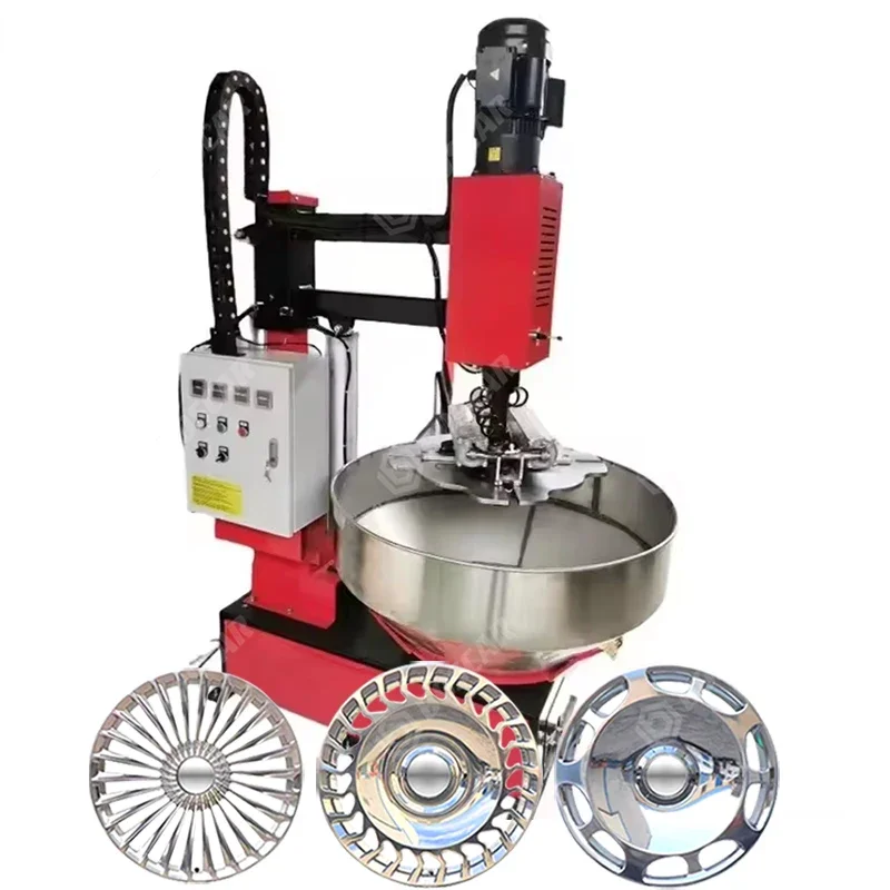 Fully automatic rims polishing machine for rim refurbishment and repair Surface scratch treatment and polishing