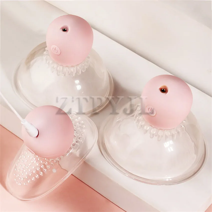 Nipple Breast Stimulation Massager Wireless Vacuum Clit Sucker Pussy Tongue Licking Masturbator Vibrator Sex Toys For Women 18+