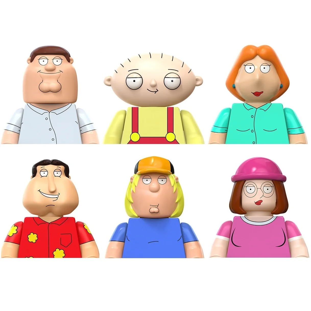 

New TV6304 TV6305 TV6306 Family Guy Set Building Blocks Peter Mini Action Figure Toys