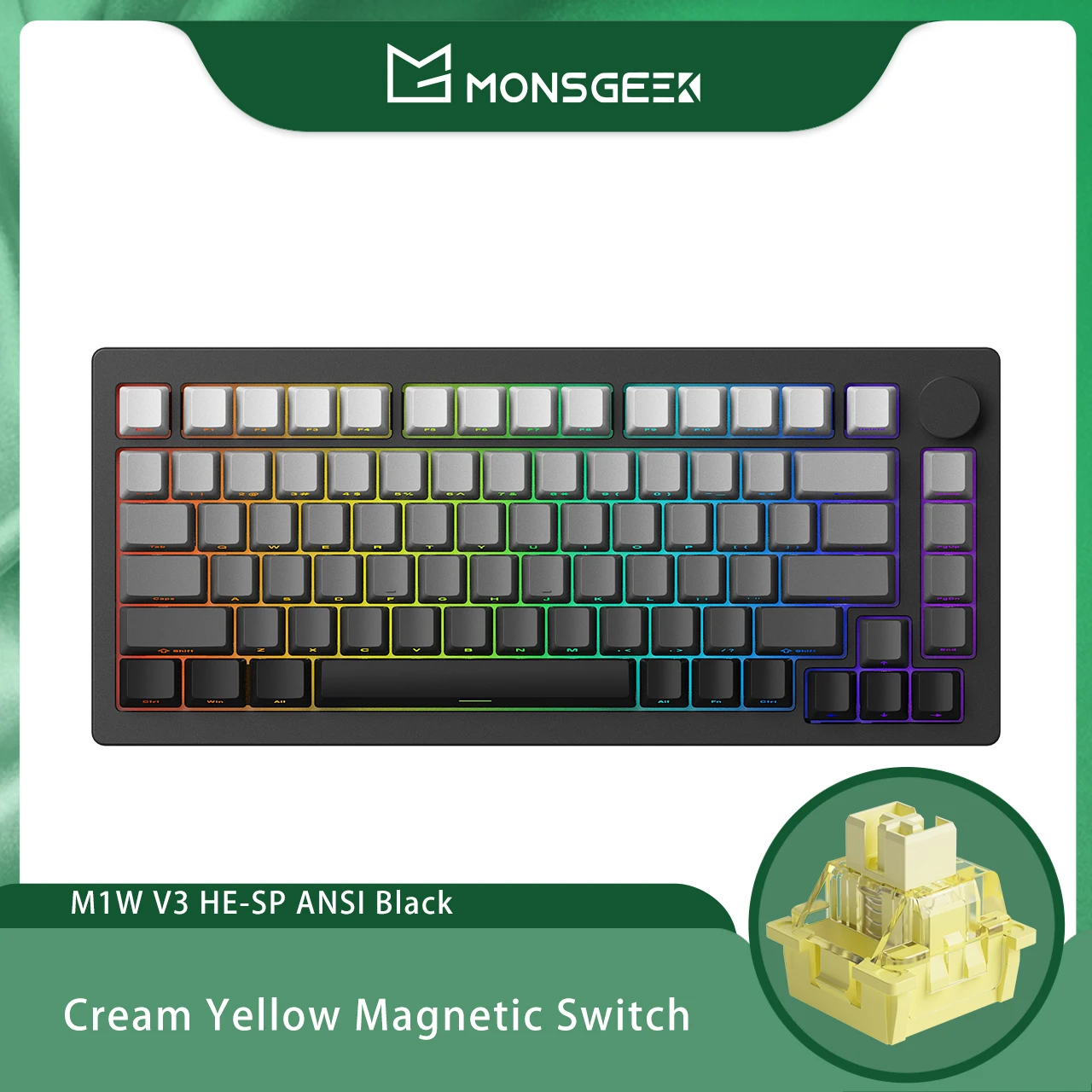 Akko MONSGEEK M1W V3 HE-SP Rapid Trigger Gaming Keyboard with