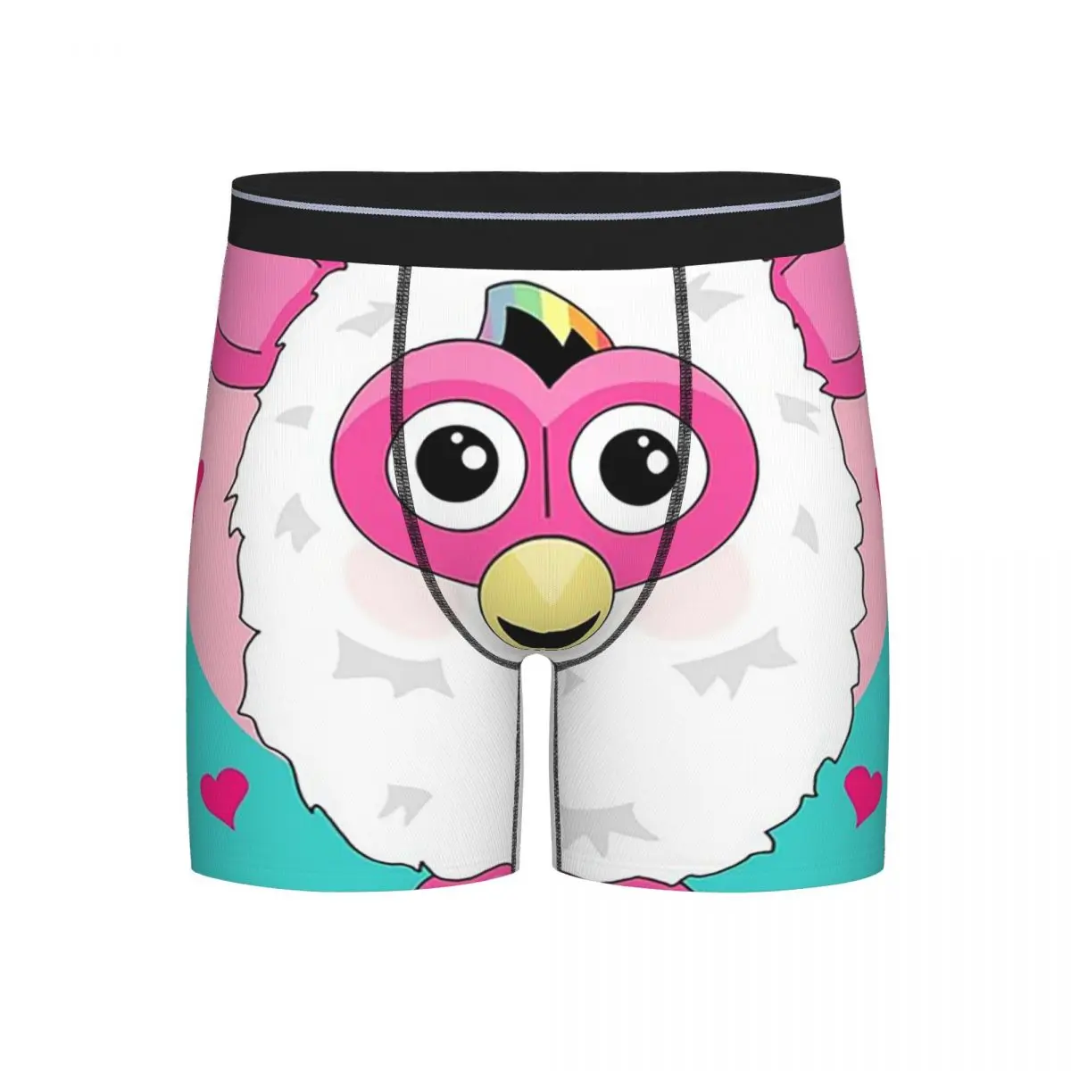

Long Boxer Underpants Shorts 90s Furby Unicorn Panties Men Soft Underwear for Homme Man Boyfriend Gift