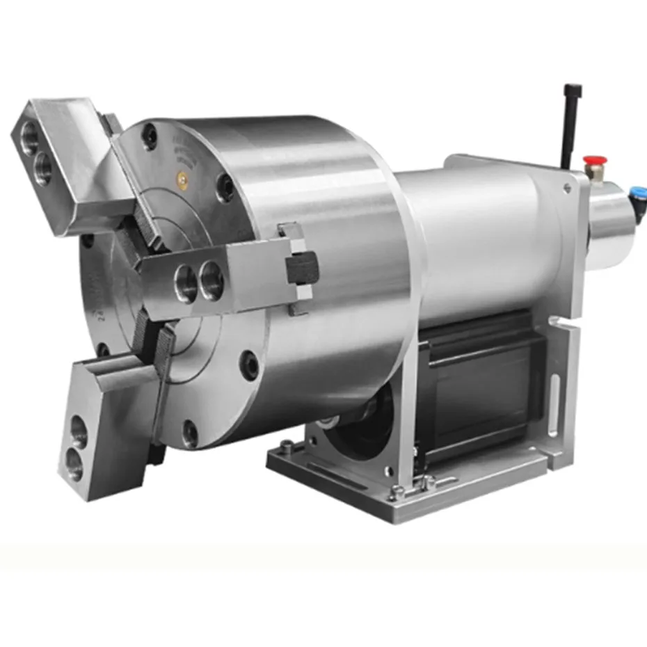 Pneumatic Chuck Rotary Table Pneumatic Dividing Head Displacement Machine Marking Welding Rotary Table