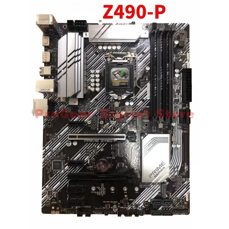 

Материнская плата ASUS PRIME Z490-P LGA1200 ATX с поддержкой DDR4, M.2 и процессоров Intel 10-го поколения