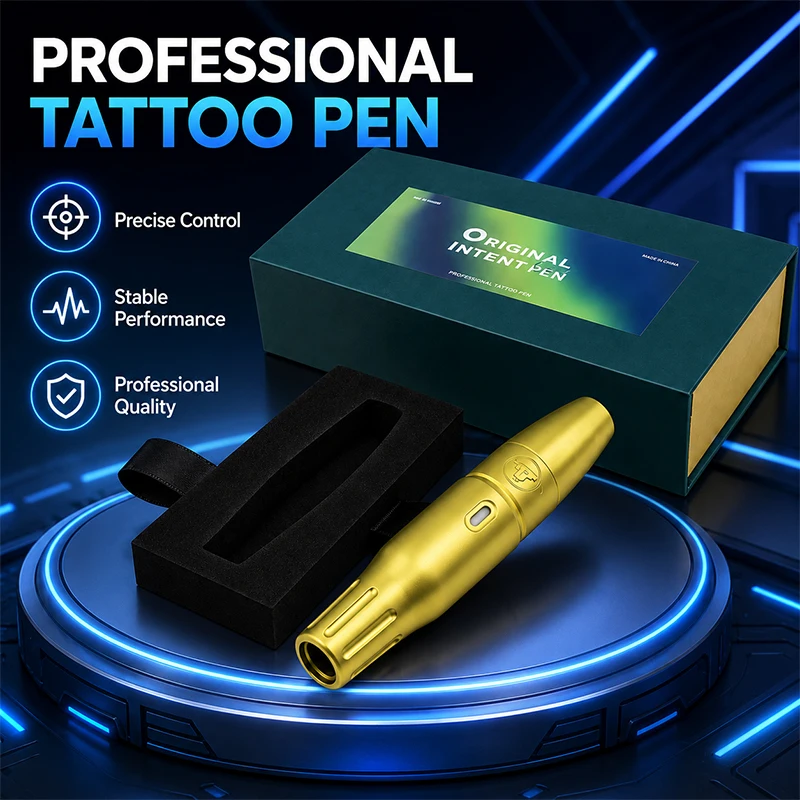 TATTO Professional Wireless Tattoo Pen Premium Appearance Coreless Motor Adjustable Needle Depth For Professional Tattoo Artists