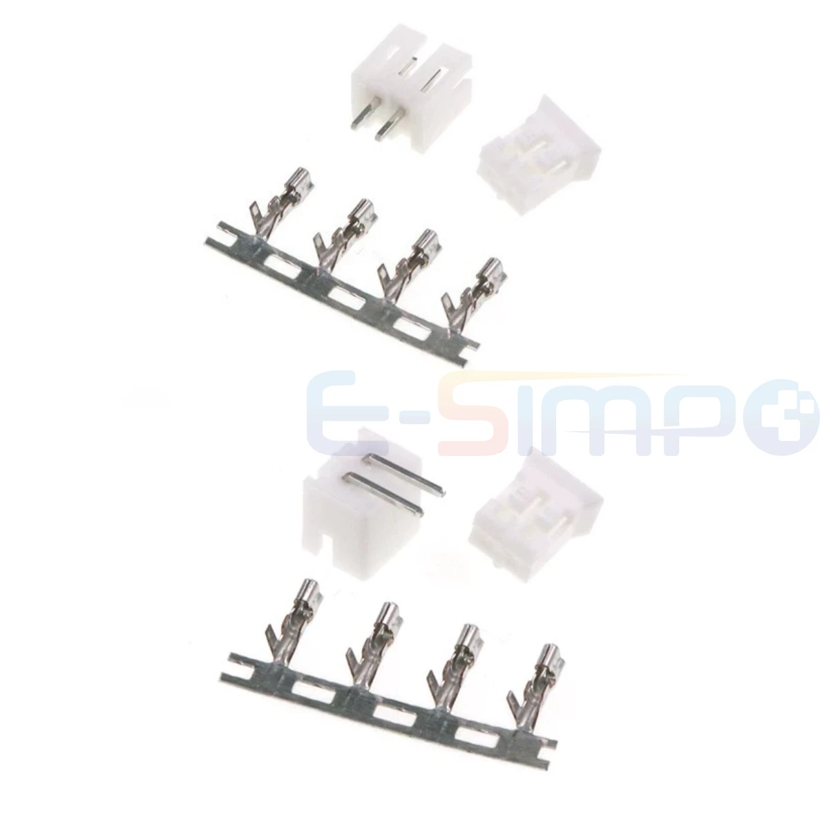 100pcs PH 2.0mm 2P Plug 2.0mm Pitch 2 Pin Male and Female Housing Header Connectors Electric Cable Electrical Wire Connector